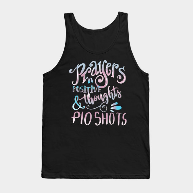 PIO Christian Infertility Faith Motivational Gift Deign Tank Top by Therapy for Christians